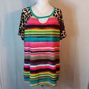 Lilypad Southwestern Print Blouse